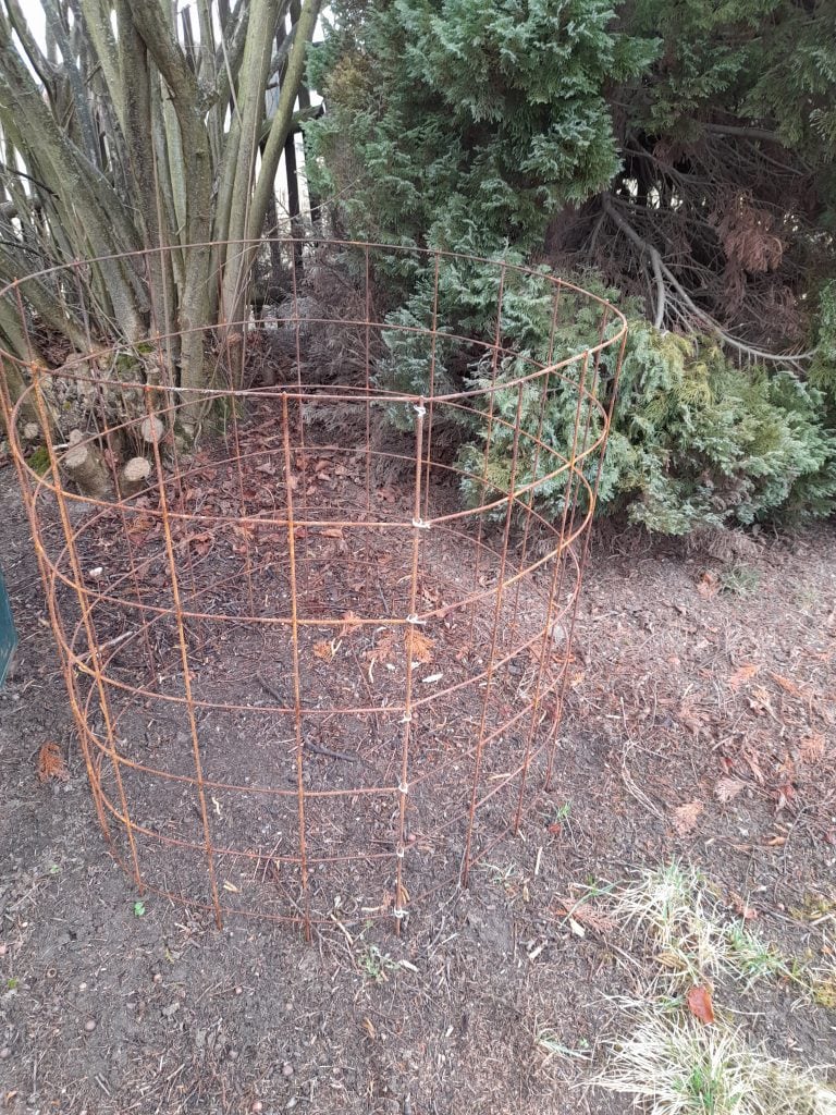 new compost for new spring in the garden